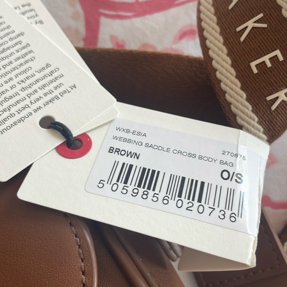 Ted Baker Leather Cross Body- New with Tags!